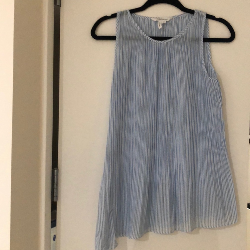 BCBG white-blue blouse size XS